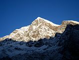 05 Tsaurabong Peak After Sunrise Just After Leaving Italy Base Camp Towards Darbang Around Dhaulagiri 